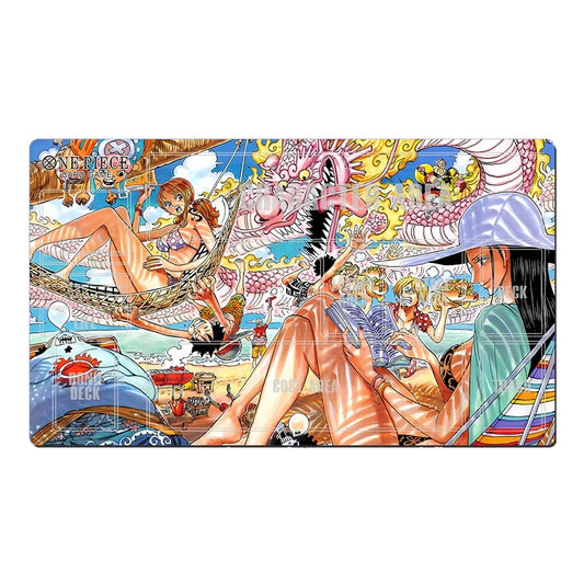 One Piece Nami Robin Luffy Table Playmat CCG OPCG Mat Trading Card Game Pad Mousepad Deskmat