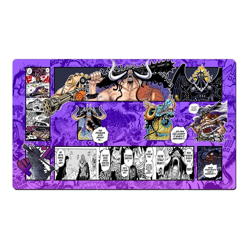 One Piece Kaidou Table Playmat CCG OPCG Gaming Play Mat Trading Card Game Pad Mousepad Deskmat