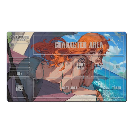 One Piece OPCG TCG CCG Gaming Pad Nami Table Playmat Trading Card Game Desk Mat Mousepad