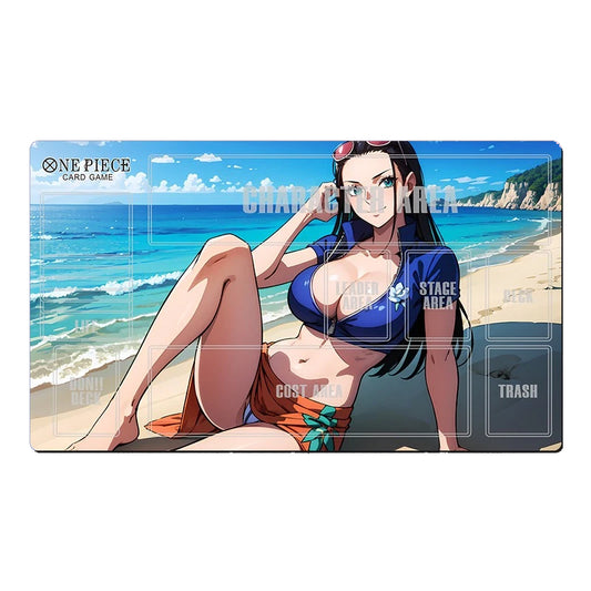 One Piece Nico Robin Table Duel Playmat OPCG TCG CCG Mouse Pad Trading Card Game Desk Mat
