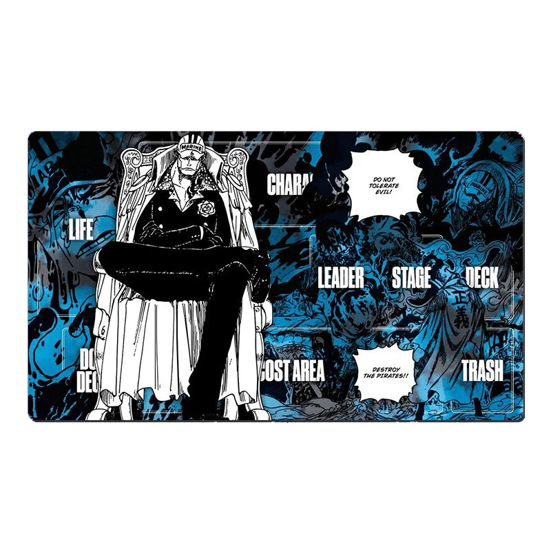 One Piece OPCG TCG CCG Sakazuki Playmat Gaming Play Mat Trading Card Game Pad Deskmat Mousepad