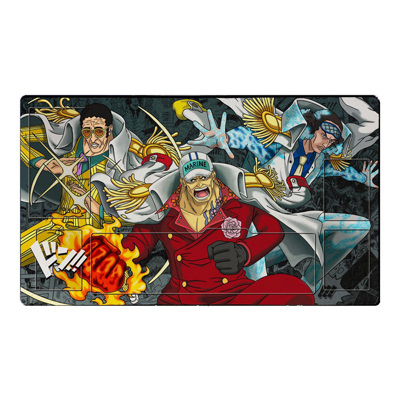 Admirals One Piece TCG Playmat Custom Desk Mat Board Game Mousepad