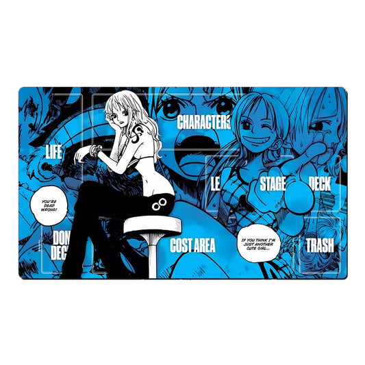 One Piece OPCG TCG CCG Mouse Pad Nami Table Playmat Trading Card Game Desk Mat