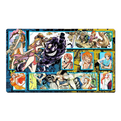 One Piece Nami Girl Table Playmat OPCG TCG CCG Gaming Mouse Pad Trading Card Game Mat Mousepad Deskmat