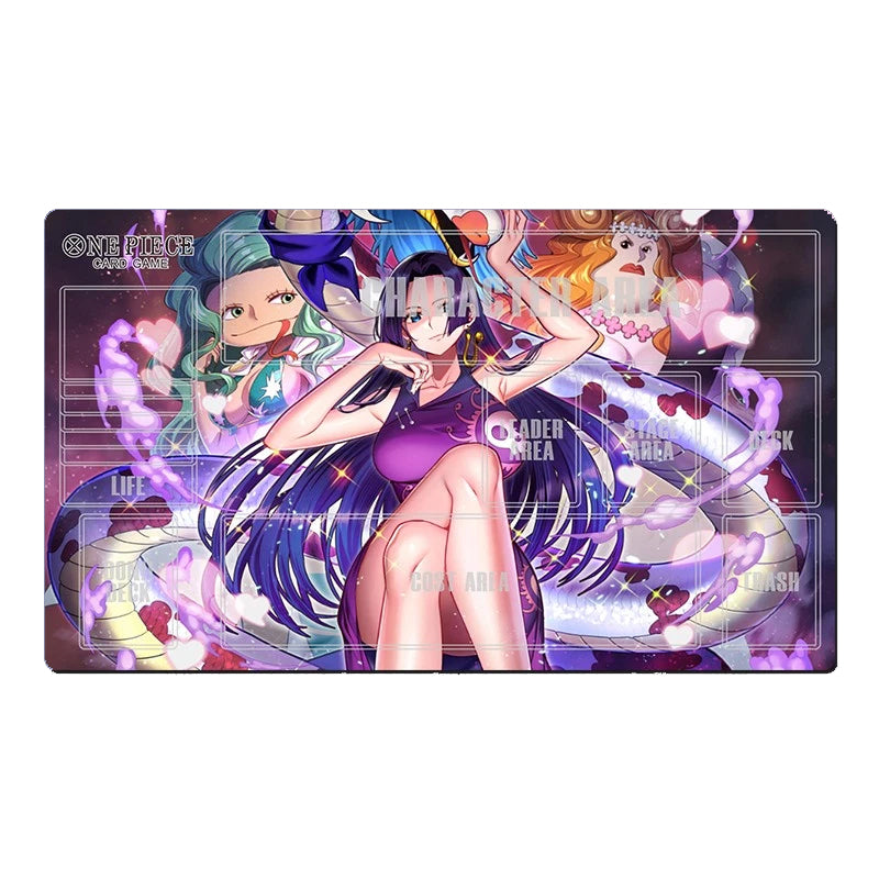 One Piece O-P OPCG TCG CCG Mouse Pad Boa·Hancock Table Playmat Trading Card Game Mat