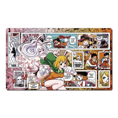 One Piece Carrot O-P Table Duel Playmat OPCG TCG CCG Mouse Pad Trading Card Game Play DeskMat