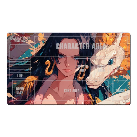 One Piece Boa Hancock O-P Duel Playmat OPCG TCG CCG Mouse Pad Trading Card Game Desk Mat