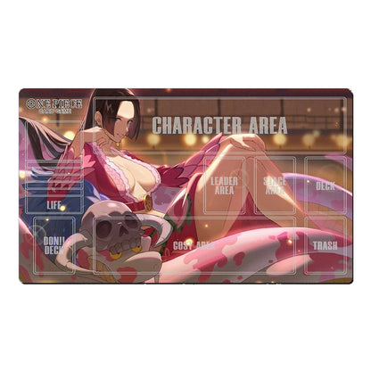 One Piece O-P OPCG TCG CCG Pad Boa Hancock Table Playmat Trading Card Game DeskMat Mousepad
