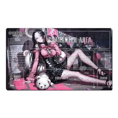 One Piece O-P OPCG TCG CCG Boa·Hancock Table Playmat Trading Card Game DeskMat Mousepad