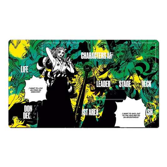 One Piece Yamato O-P Table Playmat OPCG TCG CCG Play Mouse Pad Trading Card Game Desk Mat
