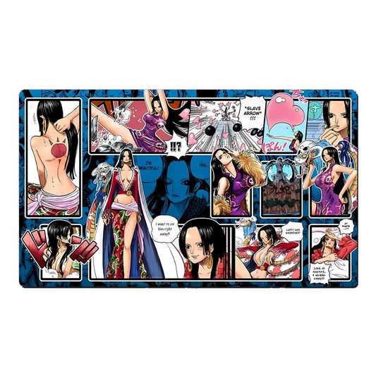 One Piece O-P OPCG TCG CCG Gaming Play Pad Boa Hancock Playmat Trading Card Game Mat
