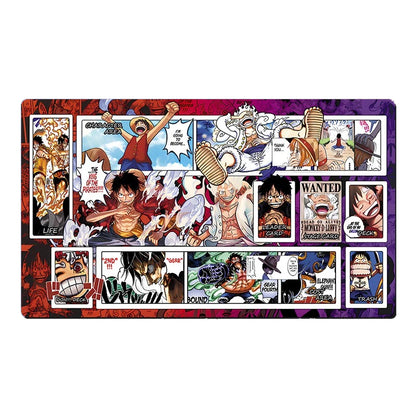 One Piece Monkey D. Luffy Table Playmat CCG OPCG Mat Trading Card Game Pad Deskmat