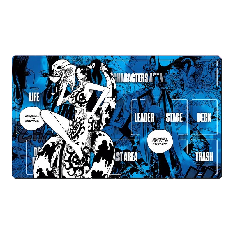 One Piece Boa Hancock O-P Duel Playmat OPCG TCG CCG Play Mouse Pad Trading Card Game Desk Mat