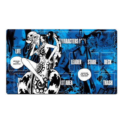 One Piece Boa Hancock O-P Duel Playmat OPCG TCG CCG Play Mouse Pad Trading Card Game Desk Mat