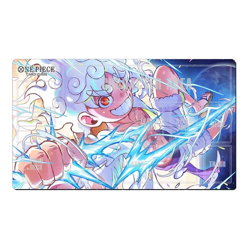 One Piece O-P OPCG TCG CCG Monkey D Luffy Gear 5 Table Playmat Trading Card Game Desk Mat Mouse Pad