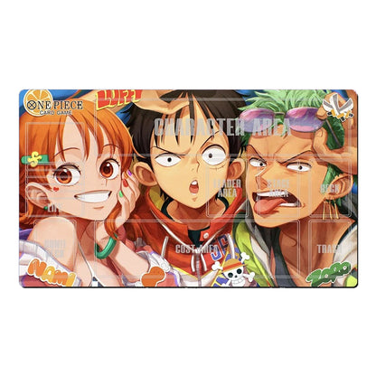One Piece D. Luffy Nami Zoro Playmat CCG OPCG Play Mat Trading Card Game Pad Mousepad Deskmat