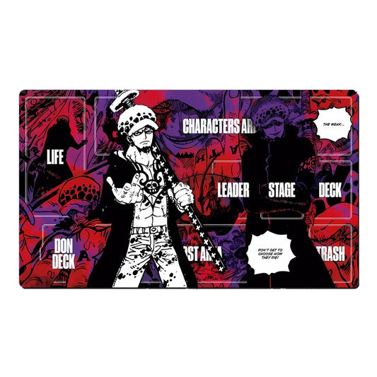 One Piece Trafalgar Law O-P Table Playmat OPCG TCG CCG Play Pad Trading Card Game Desk Mat Mousepad