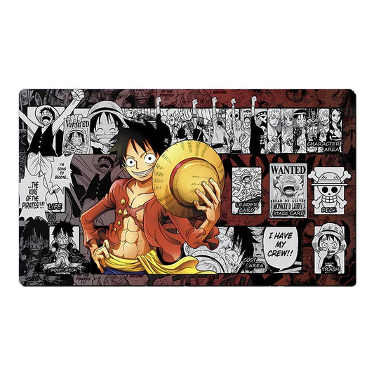One Piece Luffy O-P Table Playmat OPCG TCG CCG Mouse Pad Trading Card Game Desk Mat