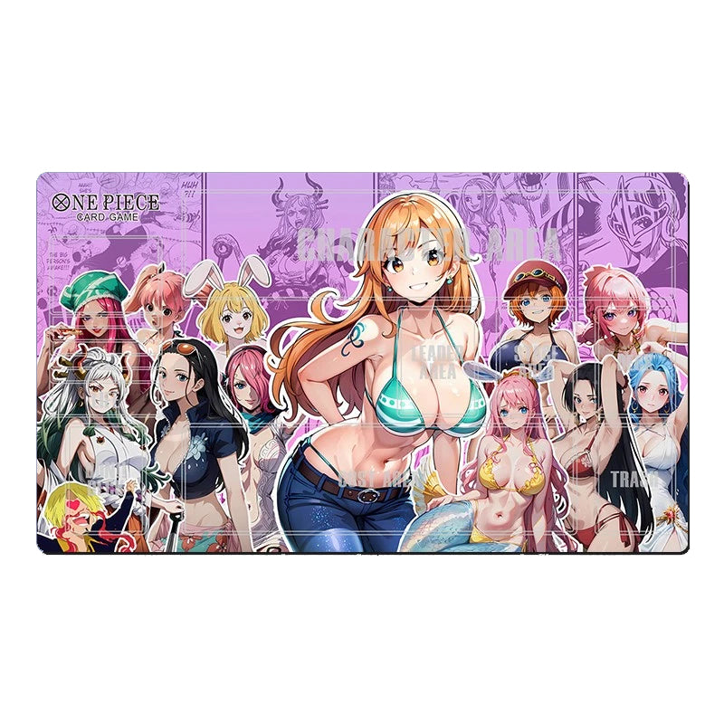 One Piece OPCG TCG CCG Table Mouse Pad Nami Playmat Trading Card Game Desk Mat