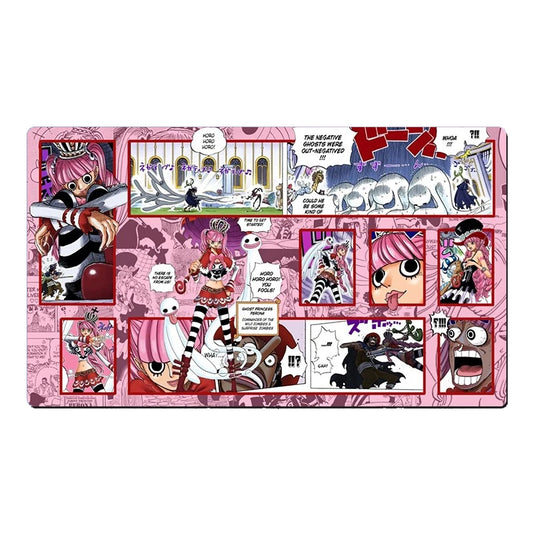 One Piece O-P OPCG TCG CCG Play Pad Perona Table Playmat Trading Card Game Desk Mat Mousepad