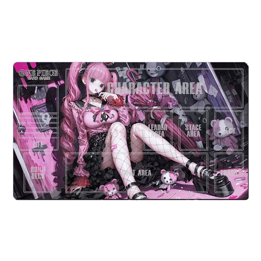One Piece O-P Girl OPCG TCG CCG Perona Table Playmat Trading Card Game Desk Mat Mouse Pad