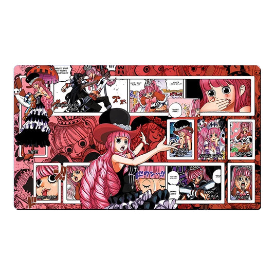 One Piece O-P OPCG TCG CCG Gaming Pad Perona Table Playmat Trading Card Game Desk Mat Mousepad