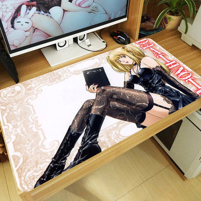 Death Note Amane Misa Anime Mouse Pad Large Keyboard Mice Desk Mat Game Playmat 28*16 in / 70*40cm