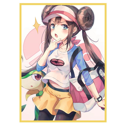 Trainer Rosa and Pokemon Snivy Holographic Card Sleeves
