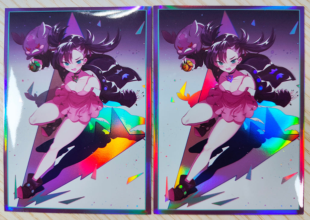 Marnie & Morpeko Holographic Card Sleeves