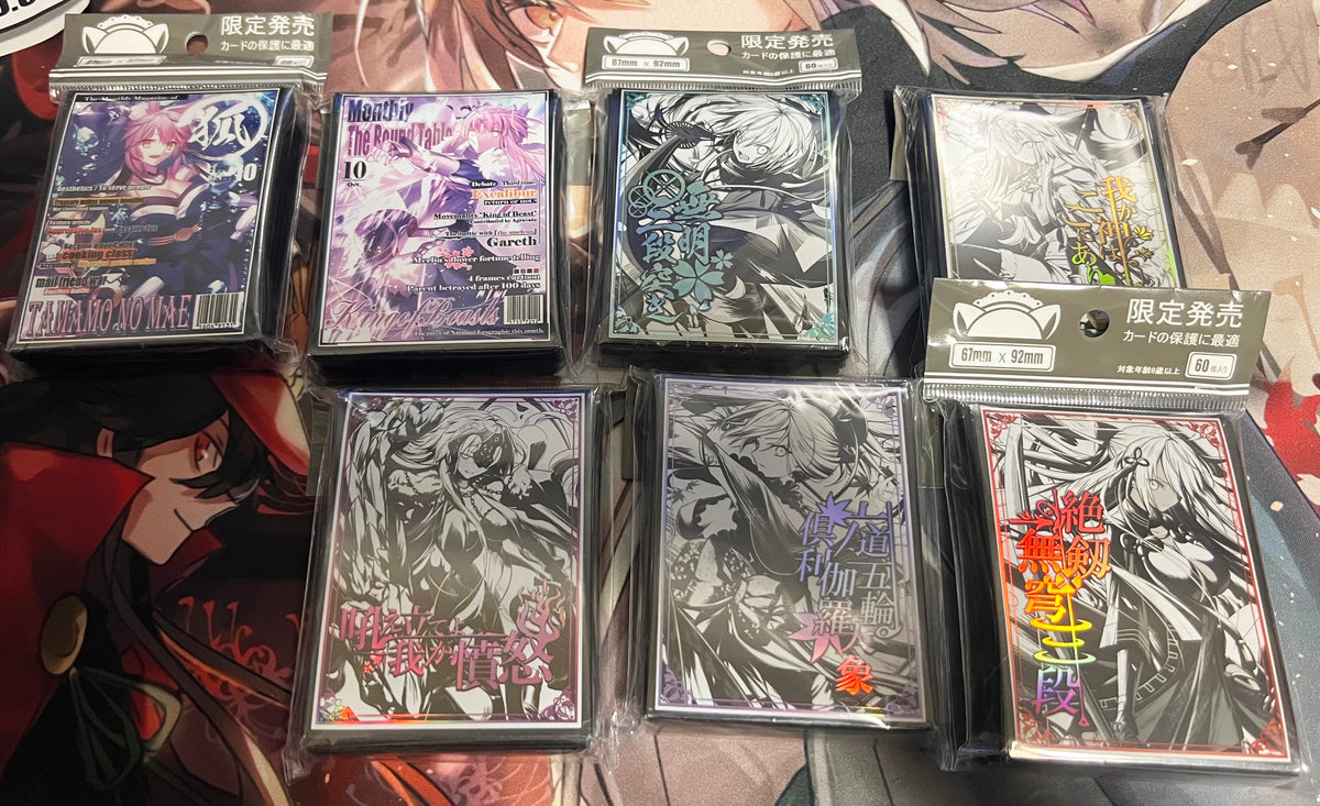 Fate Grand Order Ink Art Alter FGO Holographic Card Sleeves