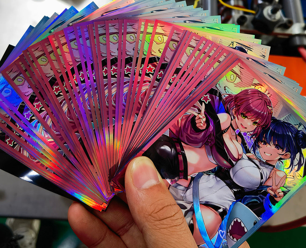 Pretty Evil Twins YGO Holographic Card Sleeves