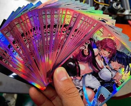 Pretty Evil Twins YGO Holographic Card Sleeves