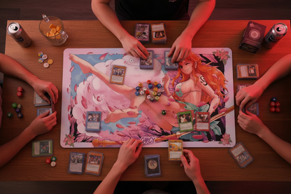 One Piece Nami Playmat OPCG TCG Card Game Deskmat Board Game Mousepad
