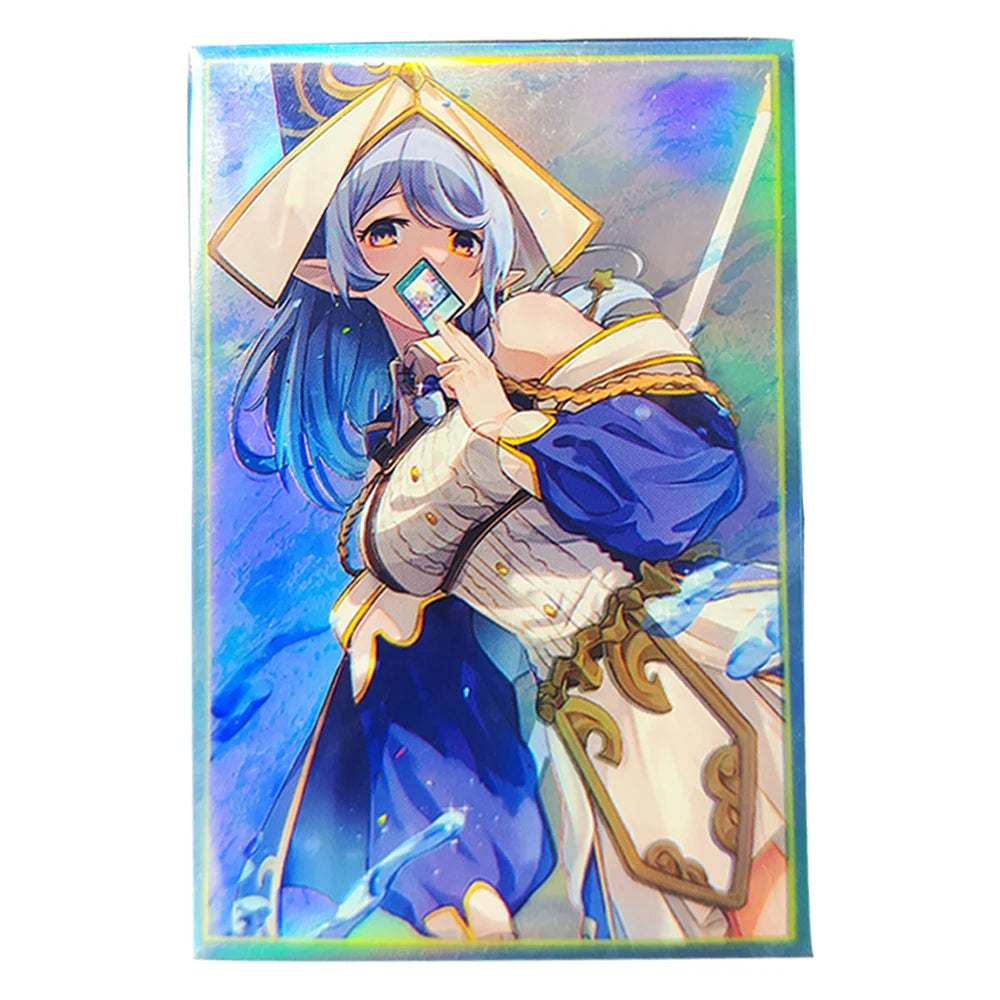 50PCS 63x90mm Trading Card Sleeves Printing Anime Card Sleeves Perfect fit YGO Card Protector Game Cards as Halloween Toy Gifts