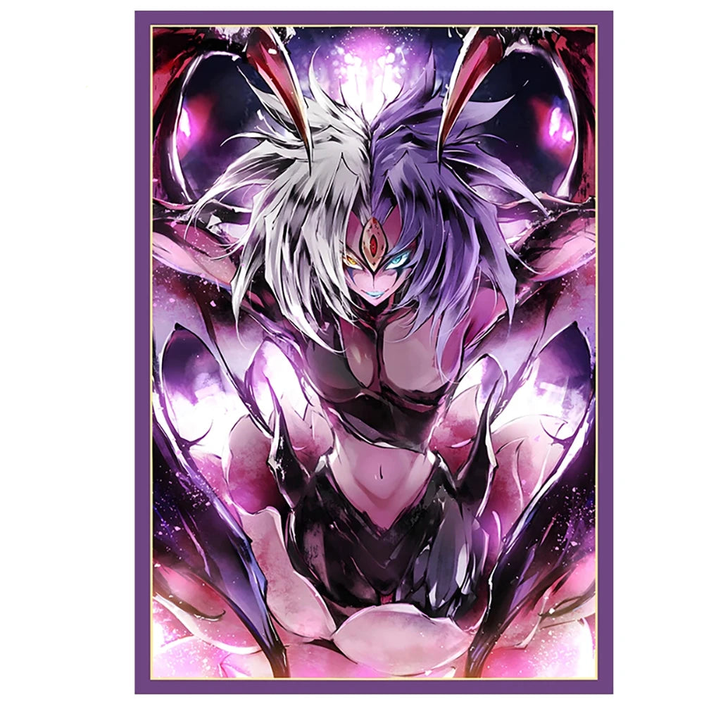 63x90mm 50PCS Illustration Anime Card Sleeves Trading Card Sleeves Japanese Card Protector for YGO Game Cards