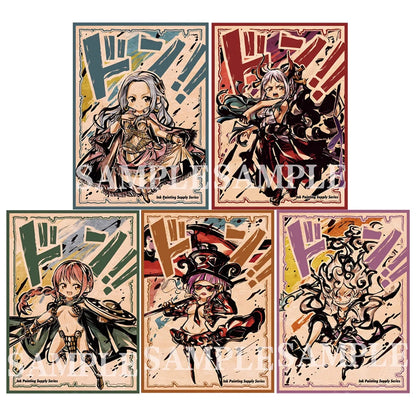 60pcs 67x92mm 5 Styles of Laser Holographic Anime Trading Card Sleeves Board Game Card Sleeves for MTG/PTCG Card Games