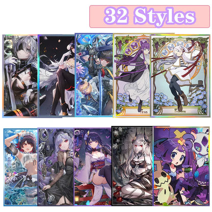 32 Styles 60PCS Standard Size Anime Card Sleeves Protector for PTCG MGT Trading Card Sleeves for Game Card Outer Card Protectors