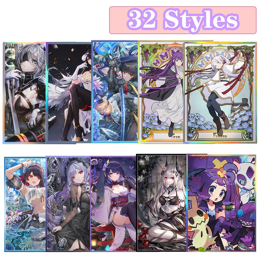 32 Styles 60PCS Standard Size Anime Card Sleeves Protector for PTCG MGT Trading Card Sleeves for Game Card Outer Card Protectors