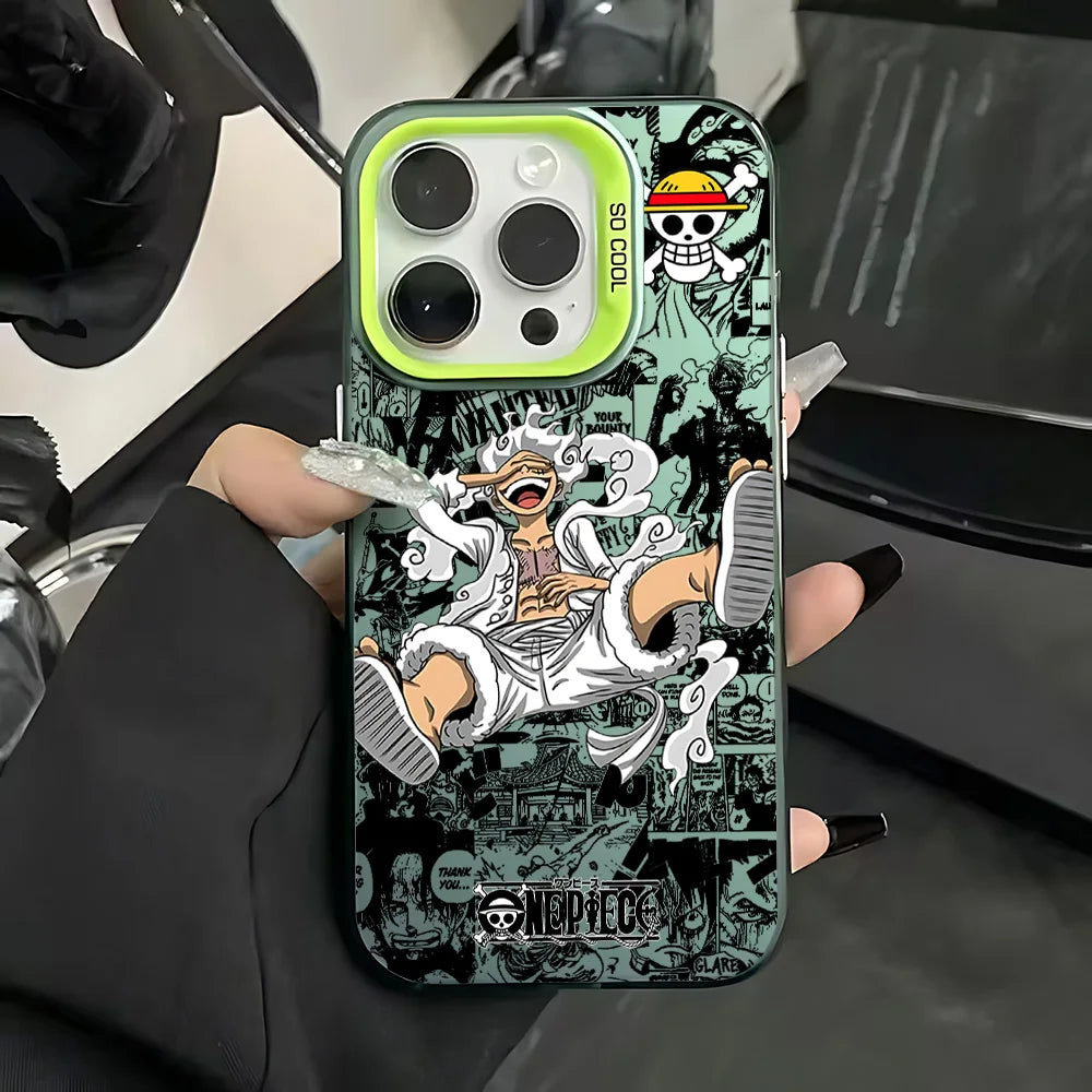 Anime One Piece Luffys Cool Phone Case For iPhone 17 17e 16e 16 15 14 13 12 11 Pro Max Air Plus Anti Fall Matte Back Cover