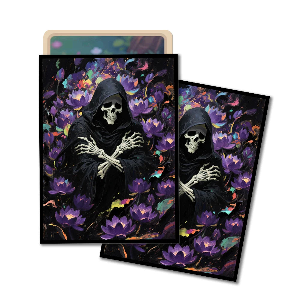  60PCS Standard Size Anime Art Card Sleeves 66x91mm Matte Trading Card Protectors for MTG /PKM/TCG Board Game Cards