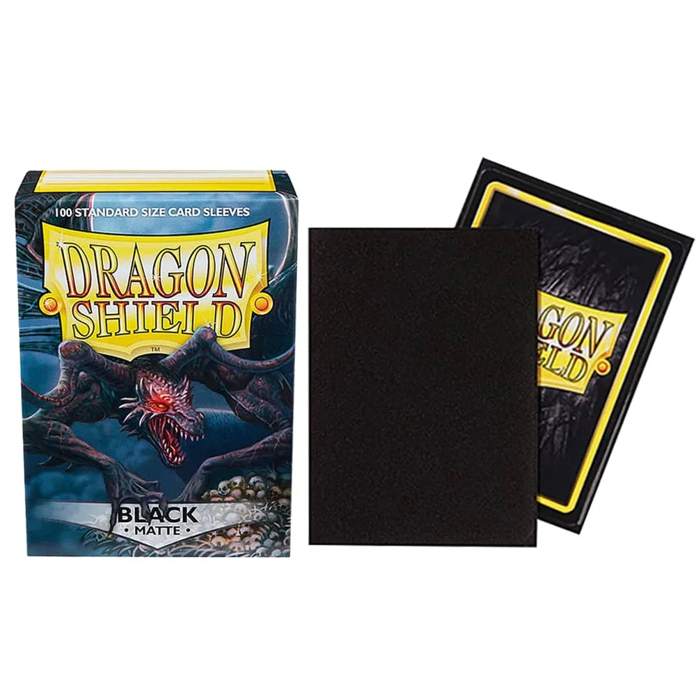 100PCS Dragon Shield Card Sleeve Matte Red/Ivory/Clear/Crimson/Magenta/Black Protector for Trading Cards/ PTCG 66x91mm