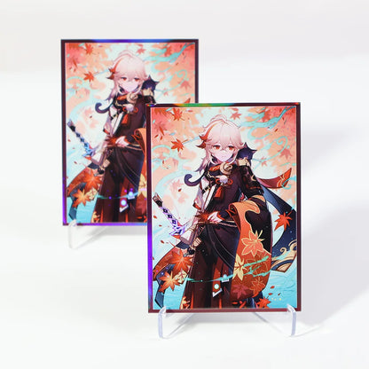 60PCS 67x92mm Standard Size TCG Card Sleeve Protector Anime Card Sleeves Board Game Cards Protector PTCG Cards Shield