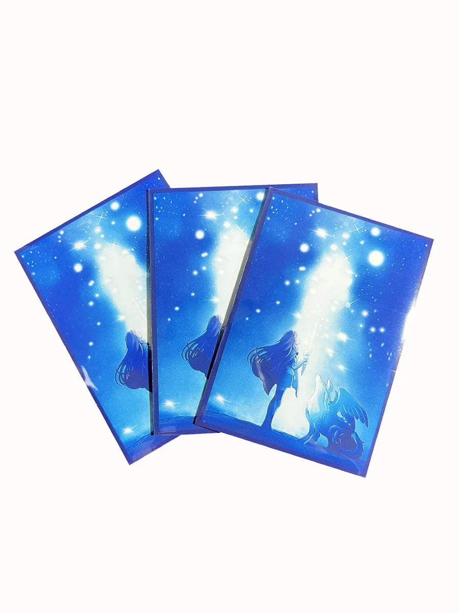 63X90MM 60PCS YGO Japanese Size Card Sleeves Printing World Legacys Contin Board Game Trading Card Sleeves Photo Card Protecter