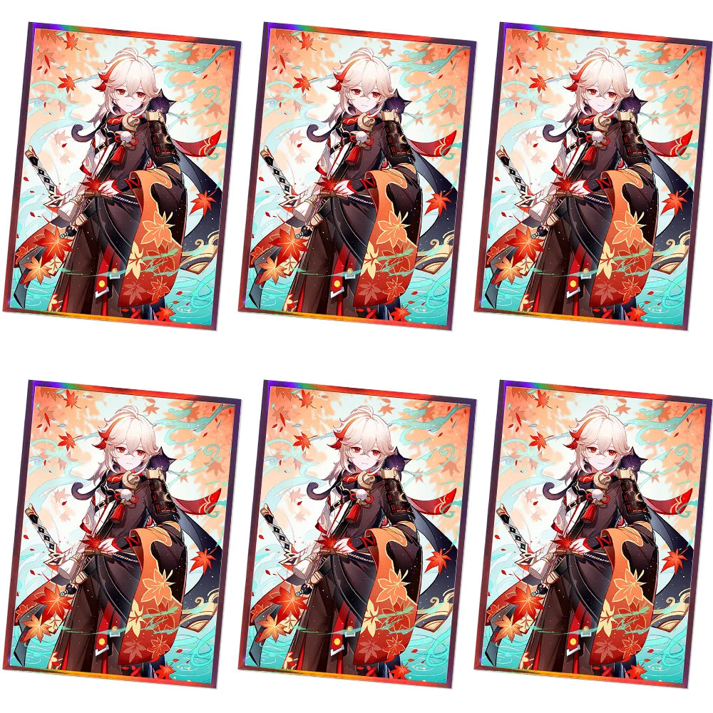 60PCS 67x92mm Standard Size TCG Card Sleeve Protector Anime Card Sleeves Board Game Cards Protector PTCG Cards Shield