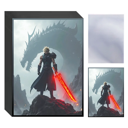 60pcs 66x91mm Multiple Styles Cool Anime Card Sleeves, Perfect for PTCG/Trading Cards, Board Game /Collection Cards Protector