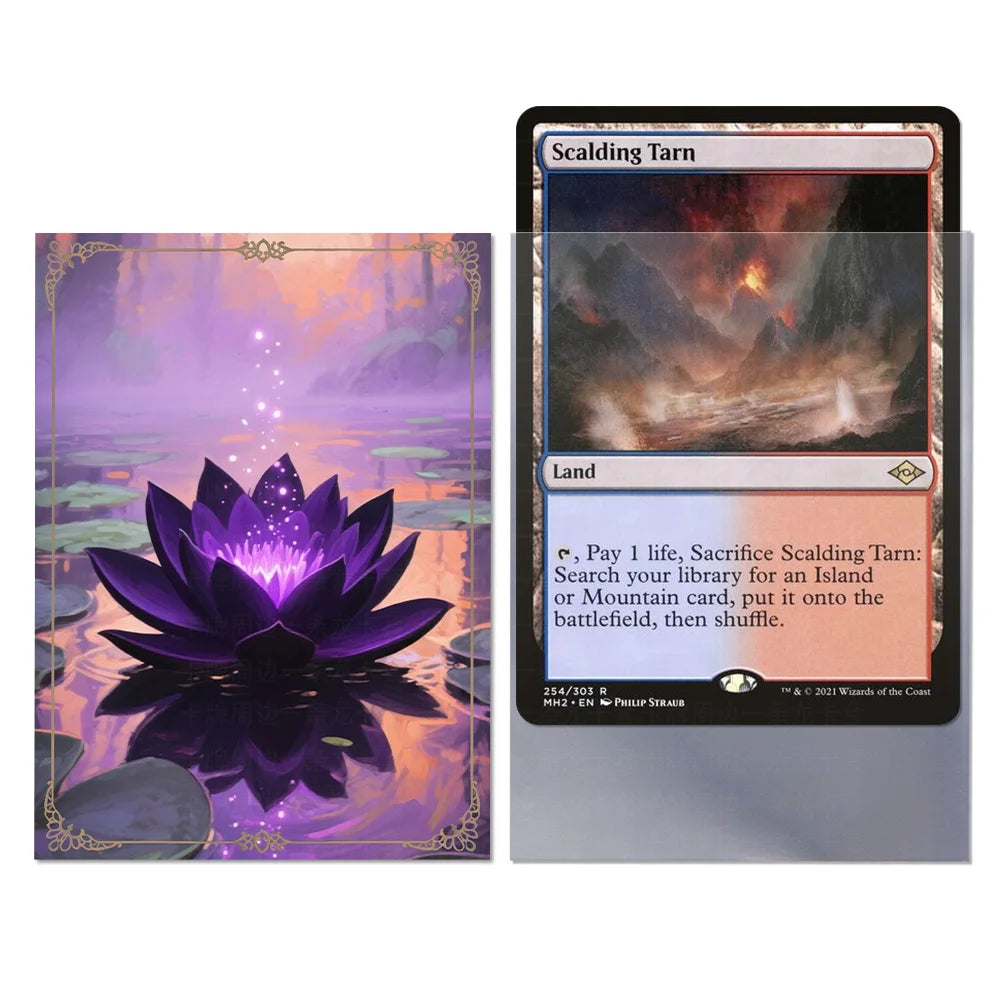 66×91mm Anime Card Sleeves for PKM/PTCG Top Loading Board Game Inner Card Protector Compatible with TCG 60PCS
