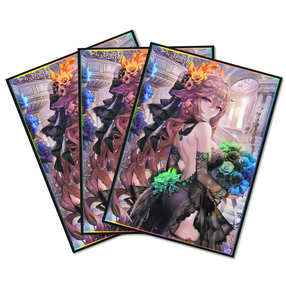 32 Styles 60PCS Standard Size Anime Card Sleeves Protector for PTCG MGT Trading Card Sleeves for Game Card Outer Card Protectors
