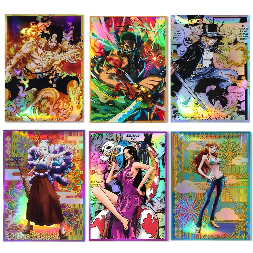 60PCS One Piece Nami /Yamato/Roronoa Zoro Card Sleeves for PTCG MGT Card Protector Game Card Sleeves 67x92mm OPCG Card Sleeves