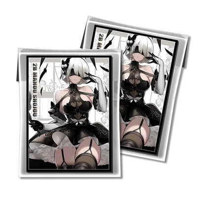 60 PCS Art Anime Card Sleeves for MTG, 67×92mm Top Loading Board Game Inner Card Protector for TCG/PTCG/PKM(Hito Kawashima)