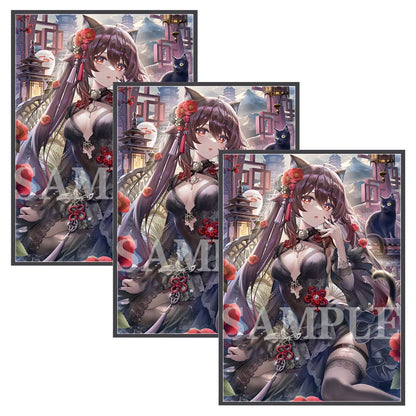 60PCS 67x92mm Limited Amount Art Anime Card Sleeves Board Game Trading Card Protector for MTG/PKM/PTCG Game Cards
